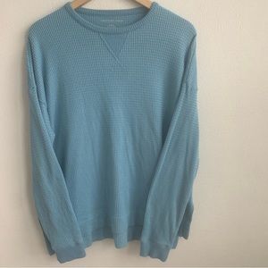 American Eagle | Women’s Waffle over size Knit Long-Sleeve Top | Size M